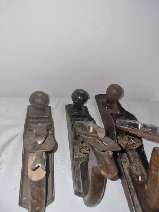 Rindele Stanley originale No.3 & No.5 Bailey + Handyman & RB5 (lot 4 )