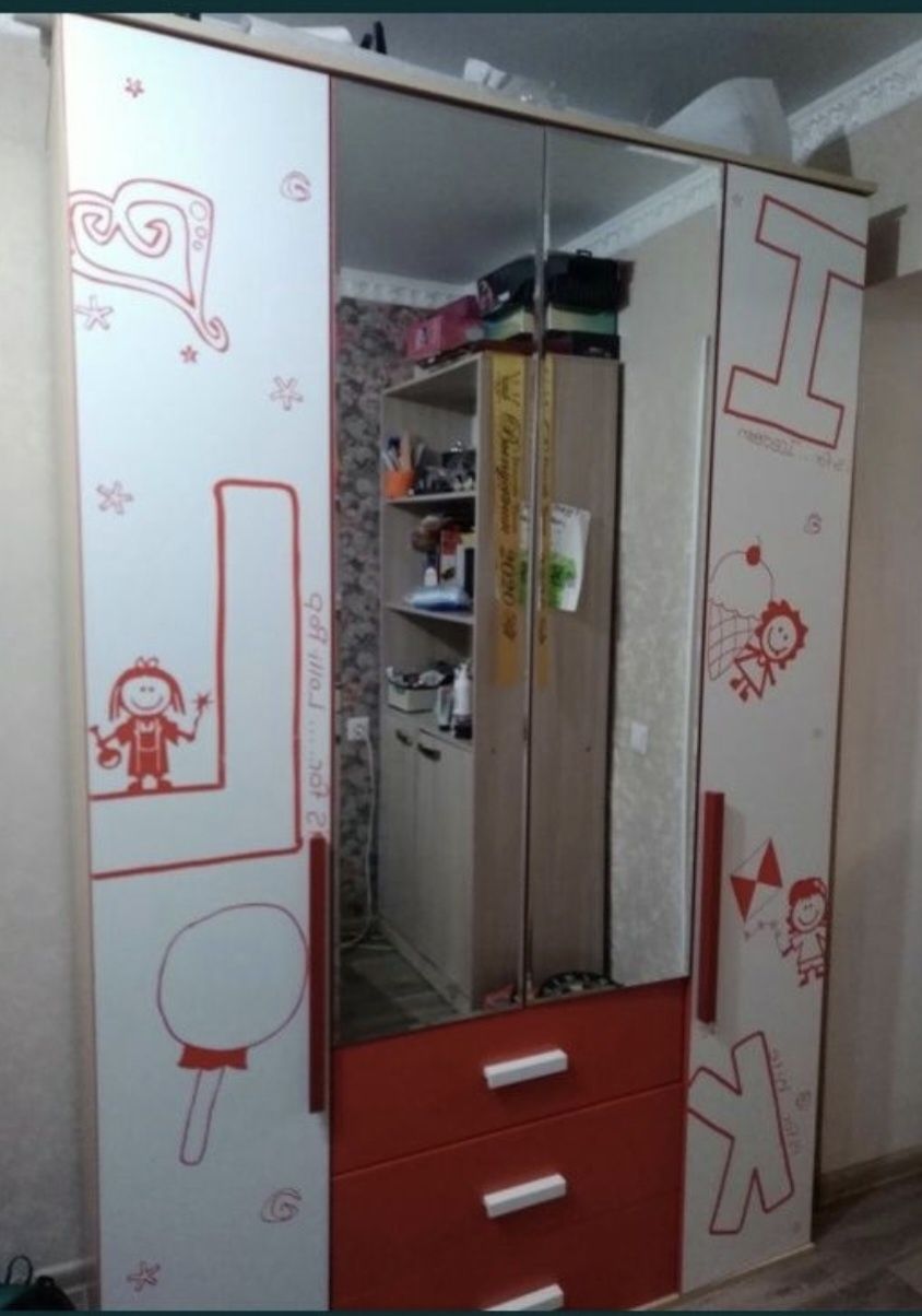 Шкаф для одежды (для девочек)
