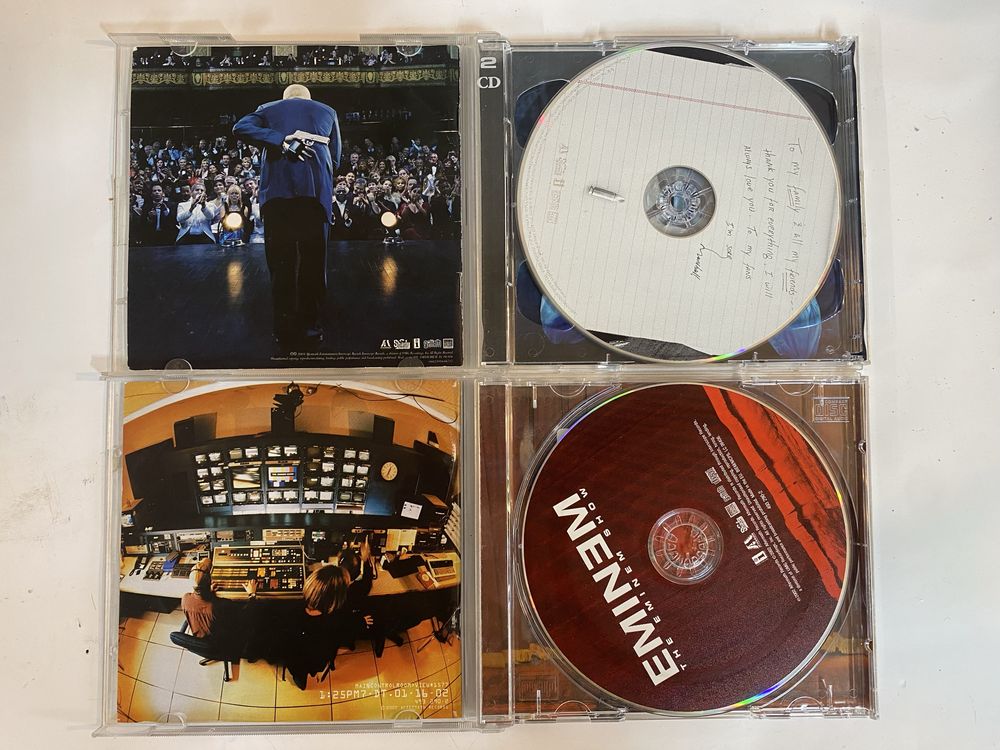 Оригинални  Албуми Дискове Eminem 50 Cent G Unit d12 CD 1999-2005