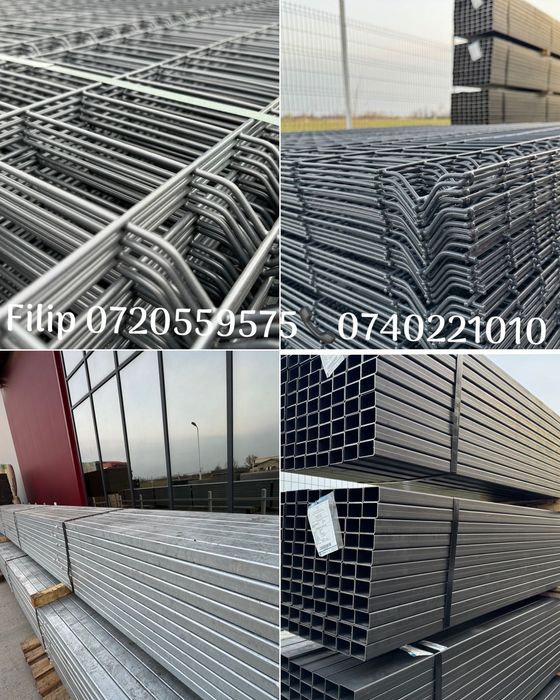 Panou bordurat gri antracit - verde plastifiat  - livrare rapida