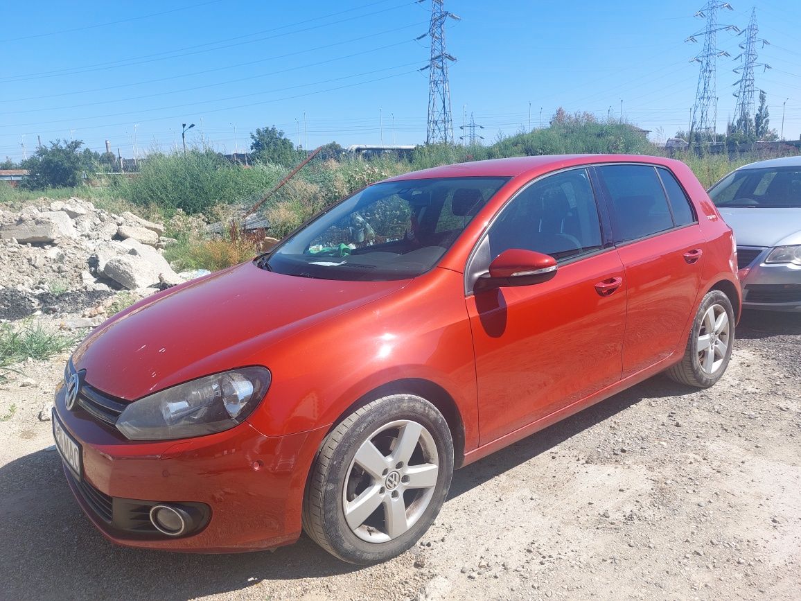 VW Wolkswagen Golf 6 1.6 tdi 105 cp 2010 webasto clima parcare automat