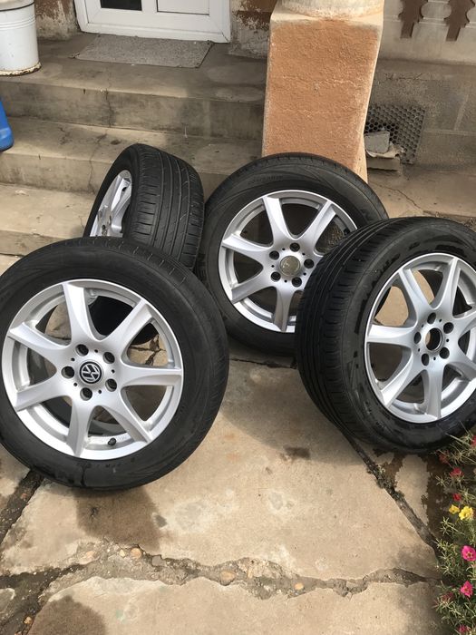Jante Vw R16 5x112 cu anvelope vară Nexen Korea