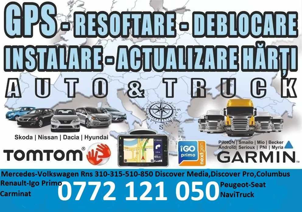 Card USB harti activare Android Auto CarPlay navigație GPS all cars