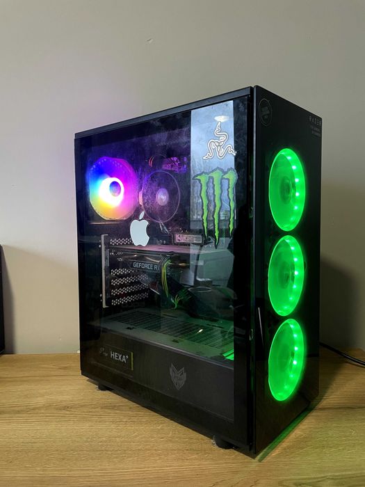 Геймърски компютър. Готов за игри. Периферия подарък.