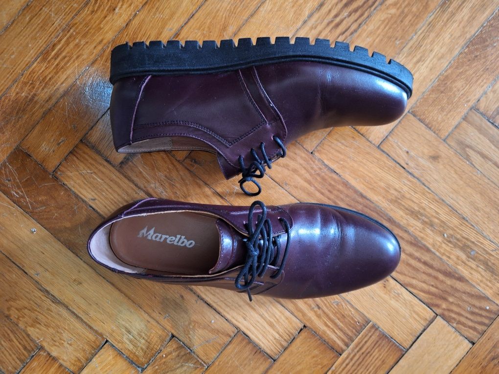 Pantofi piele naturala Marelbo 40