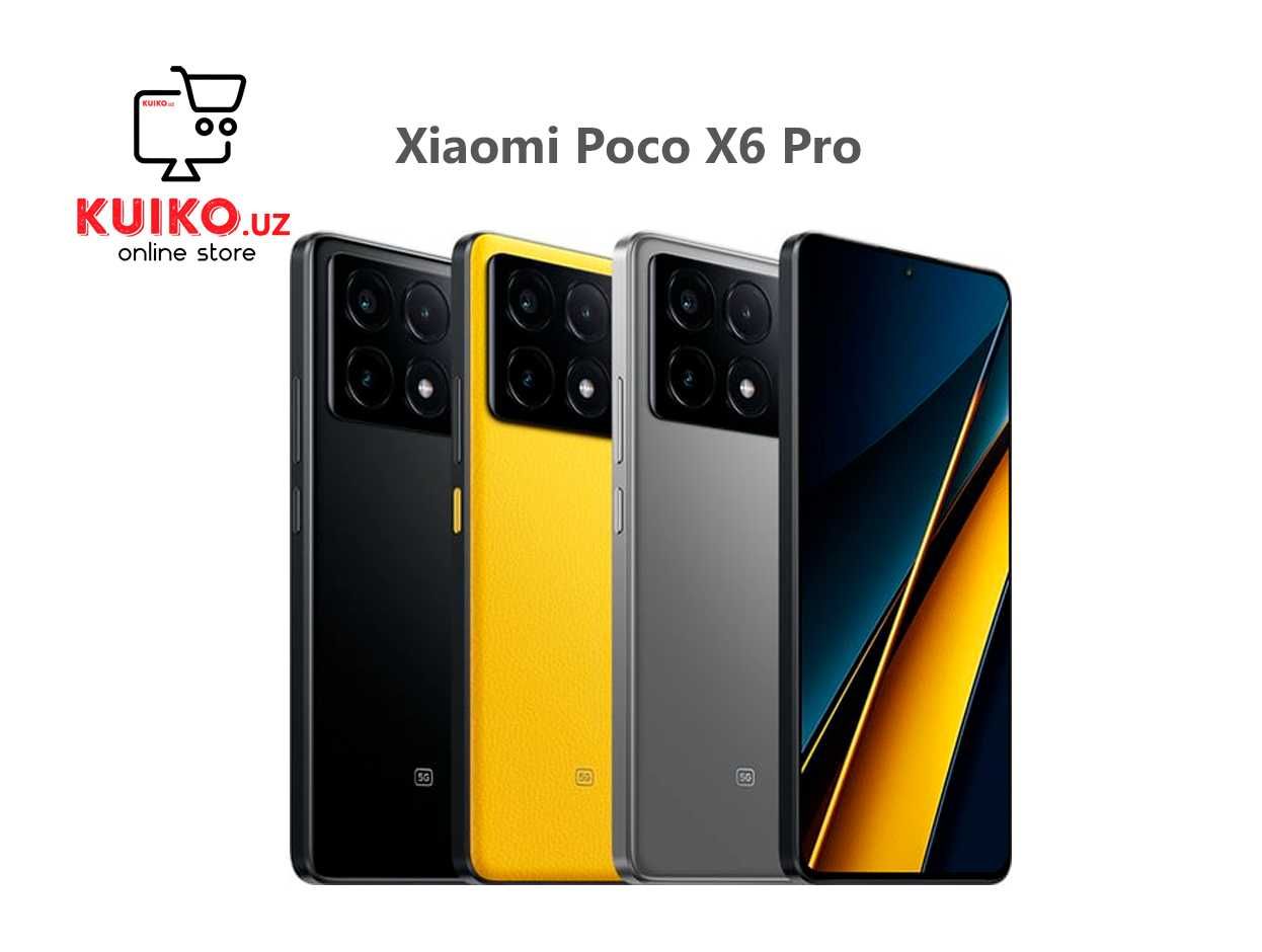 НОВЫЙ! Xiaomi Poco x6 pro 8/256Gb + Бесплатная Доставка