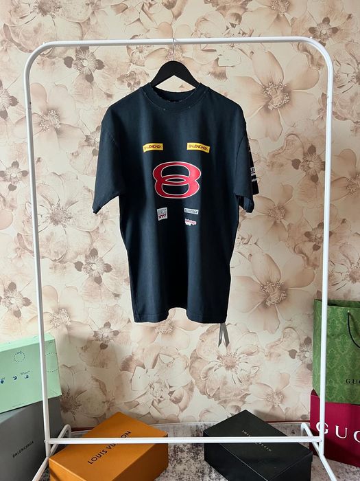 Tricou Balenciaga Sponsor Logos Premium