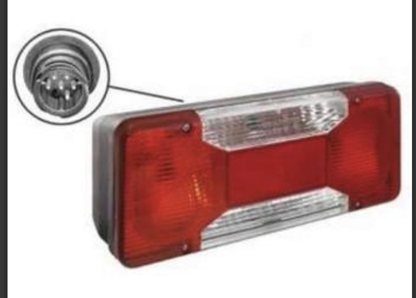 Lampa spate Iveco Daily 2006-> cu mufa rotunda