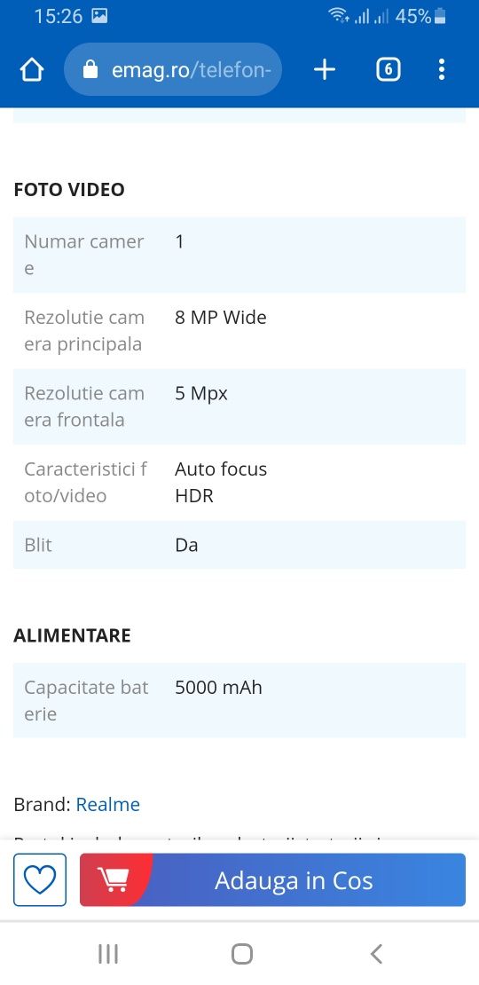 Realme C11-2021,nu samsung,iphone,octacore,32gb,display 6,5inch