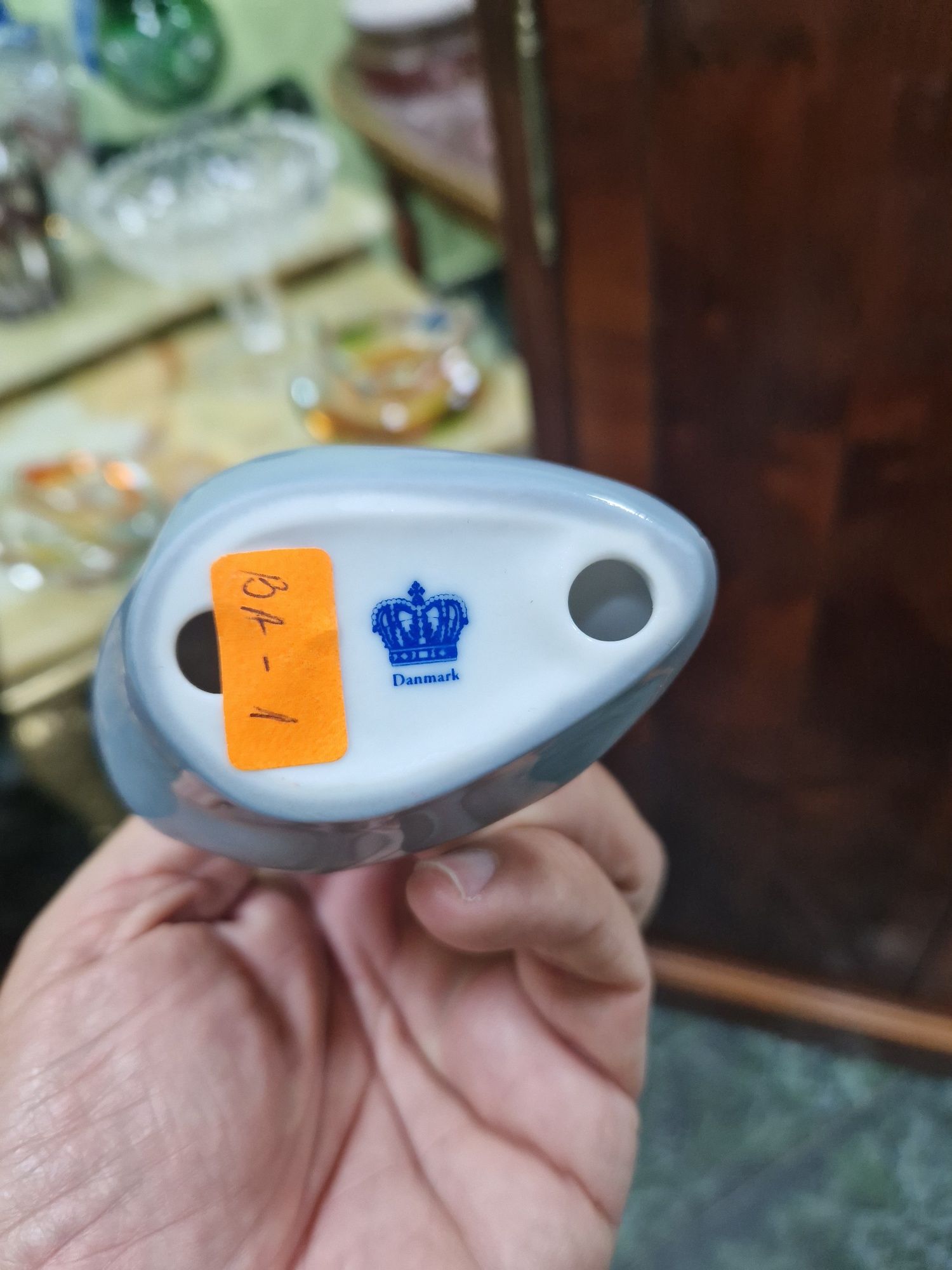 Рядка антикварна колекционерска порцеланова фигура Royal Copenhagen