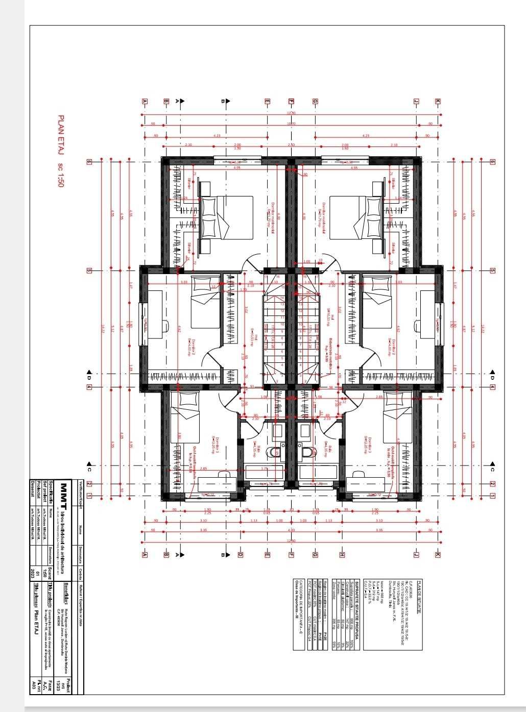 Vand 1/2 duplex modern