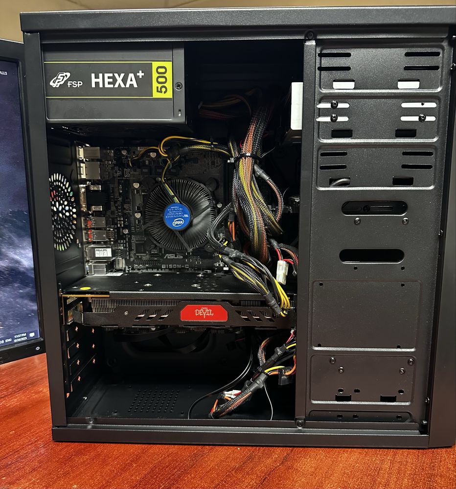 Бюджетна геймърска конфигурация, Intel, AMD Rx480 8gb, 8gb, ssd