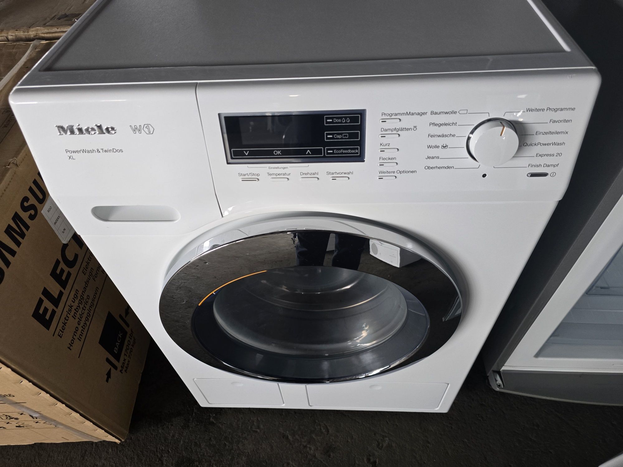 А+++Инверторна самодозираща пералня с пара Миеле/Miele 9 кг