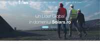 Vand site web de prezentare / solars.ro