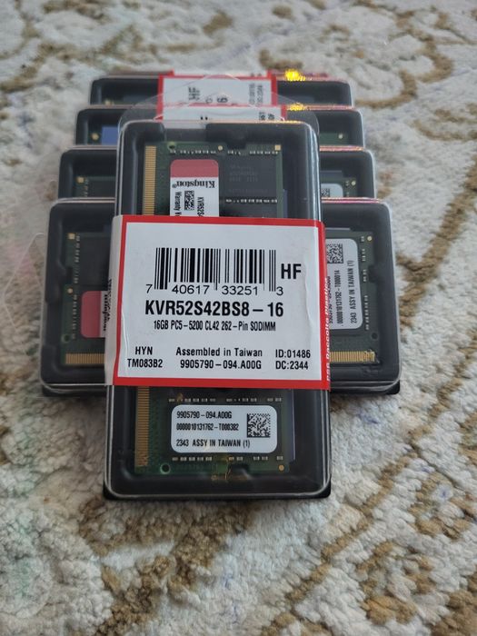 Новая Оперативная память для ноутбуков (SODIMM) Kingston 16 гб DDR 5