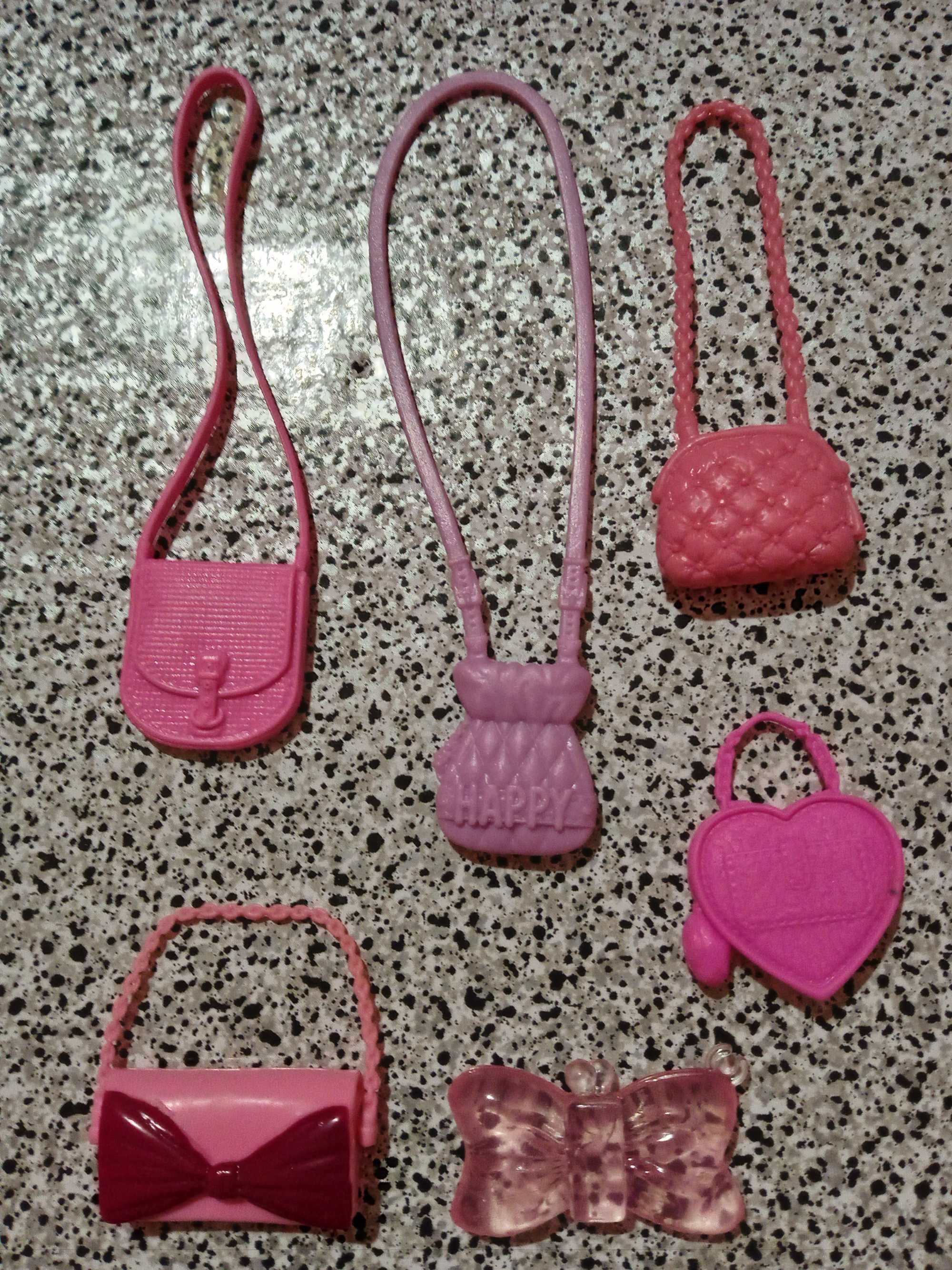 Barbie глави, комплектчета, чанти; Barbie аксесоари; обувки