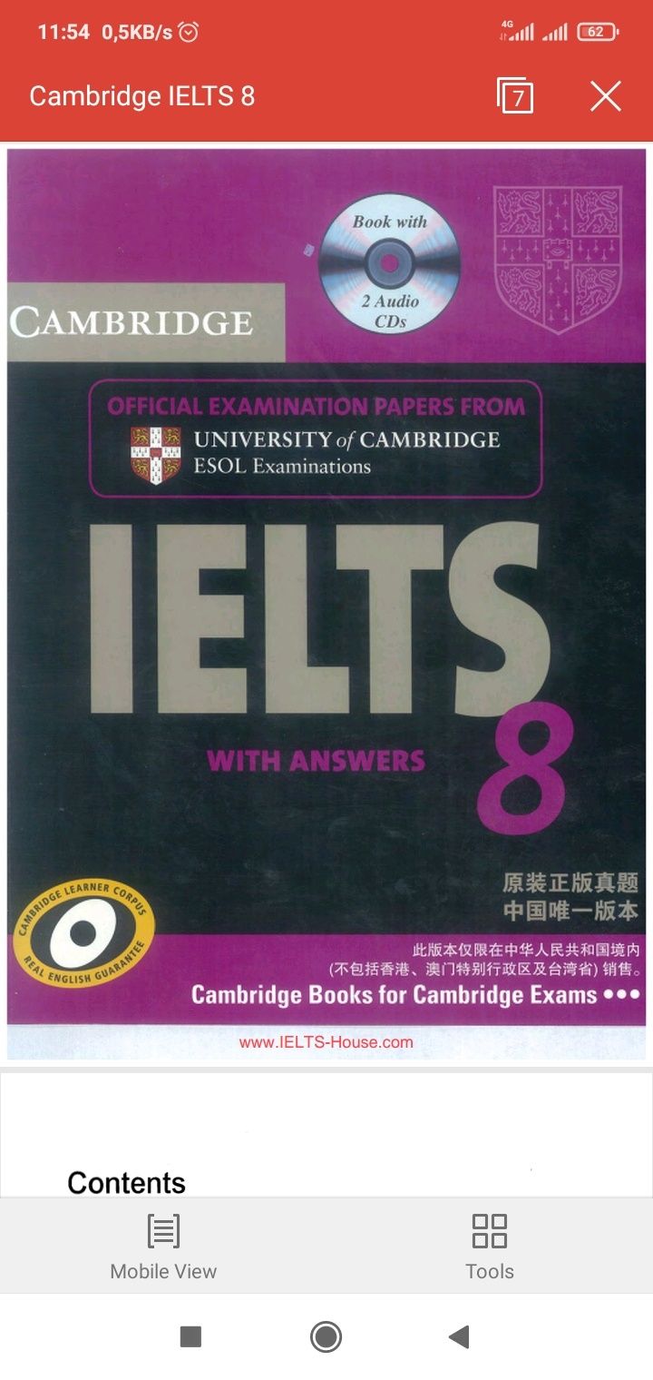 Cambridge IELTS kitoblari endi sotuvda