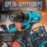 Винтоверт с набор инструменти Makita