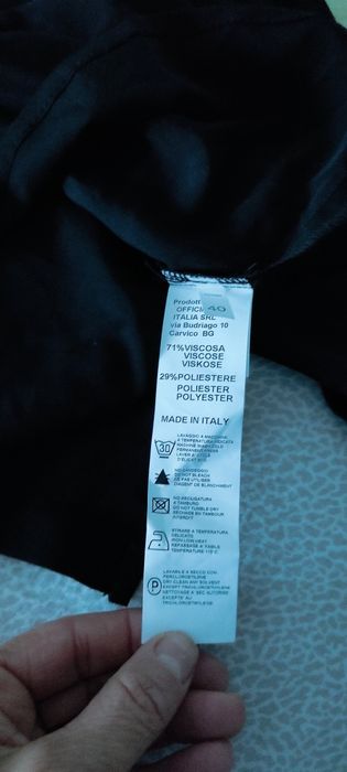 Bluză neagră deosebită, nouă, pentru ocazie