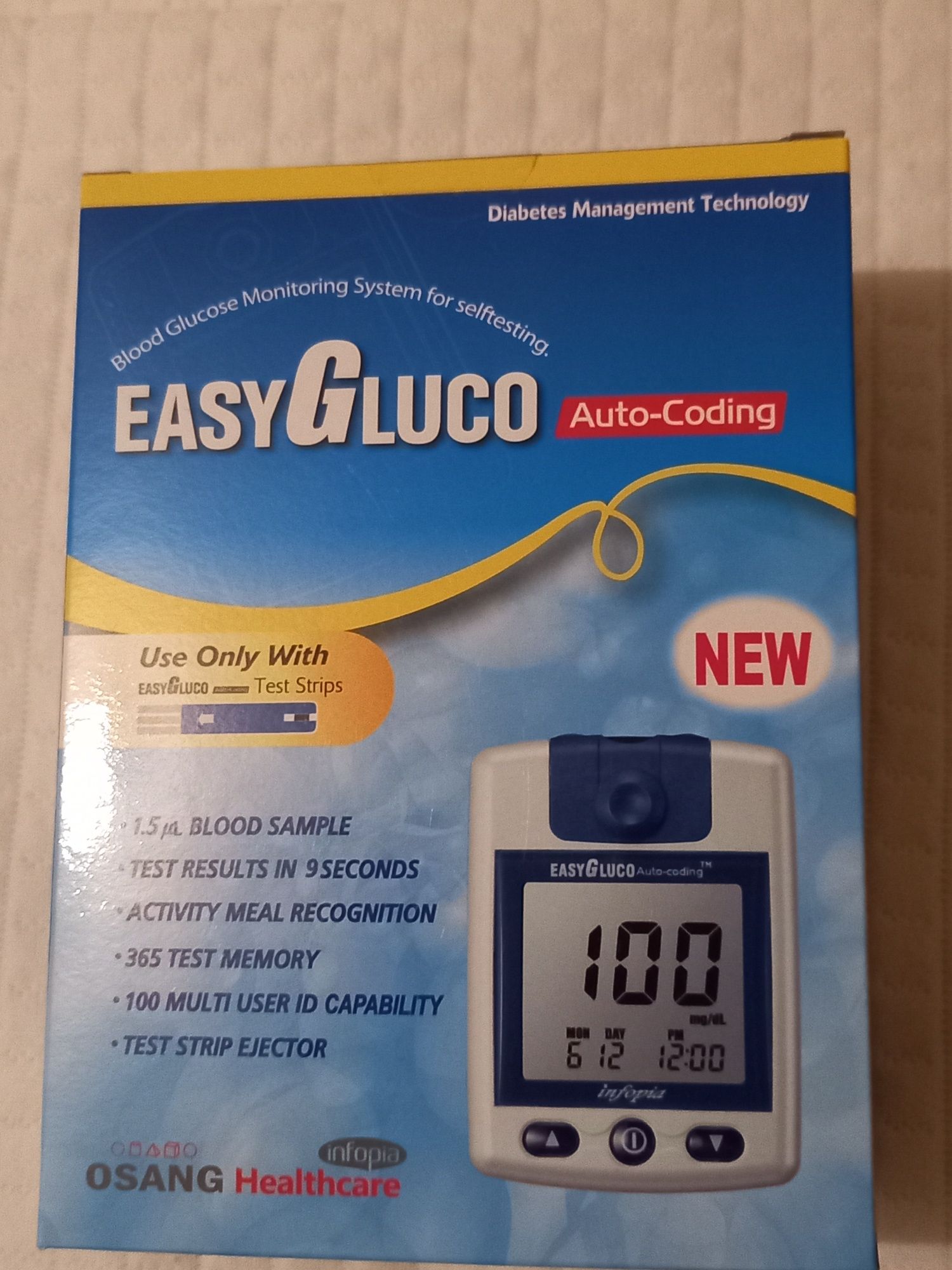 Glucometru EASY-Gluco și teste