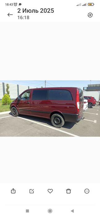 Srochna sotiladi mersedes benz vito long