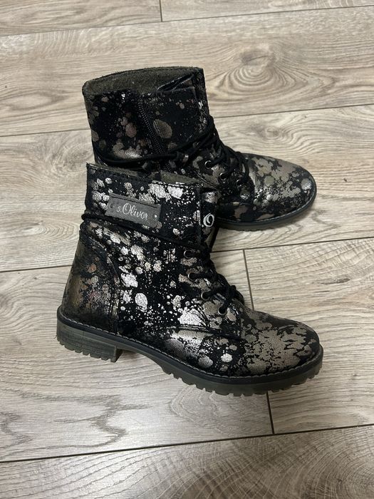 S’Oliver боти естествена кожа