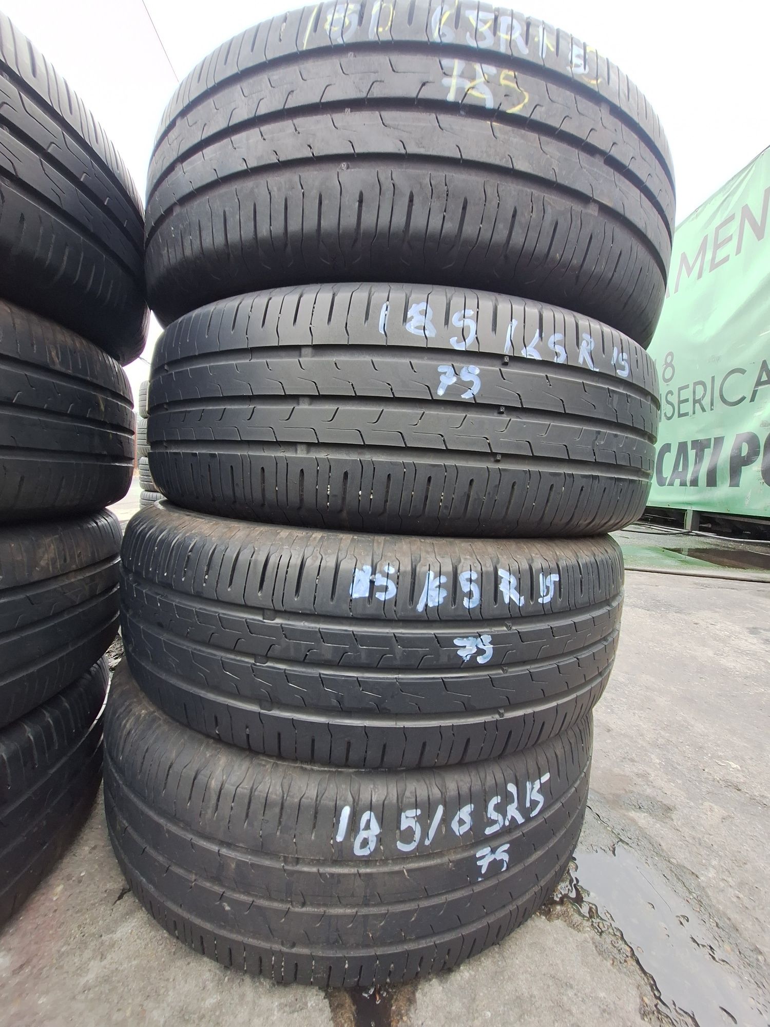 2,4, 6 anvelope vara 185/65r15 Continental dot 2022,2021. 2020 Montaj