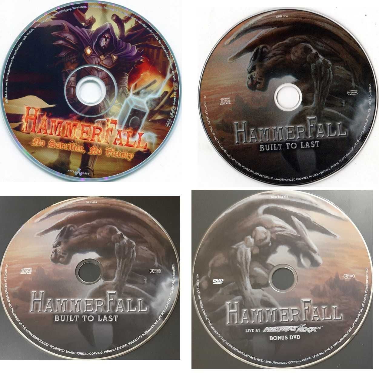 HammerFall - Discografie CD DVD