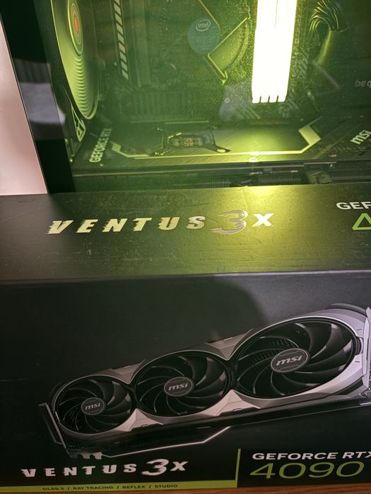Видео карта MSI GeForce RTX 4090 24GB VENTUS 3X / БГ Гаранция