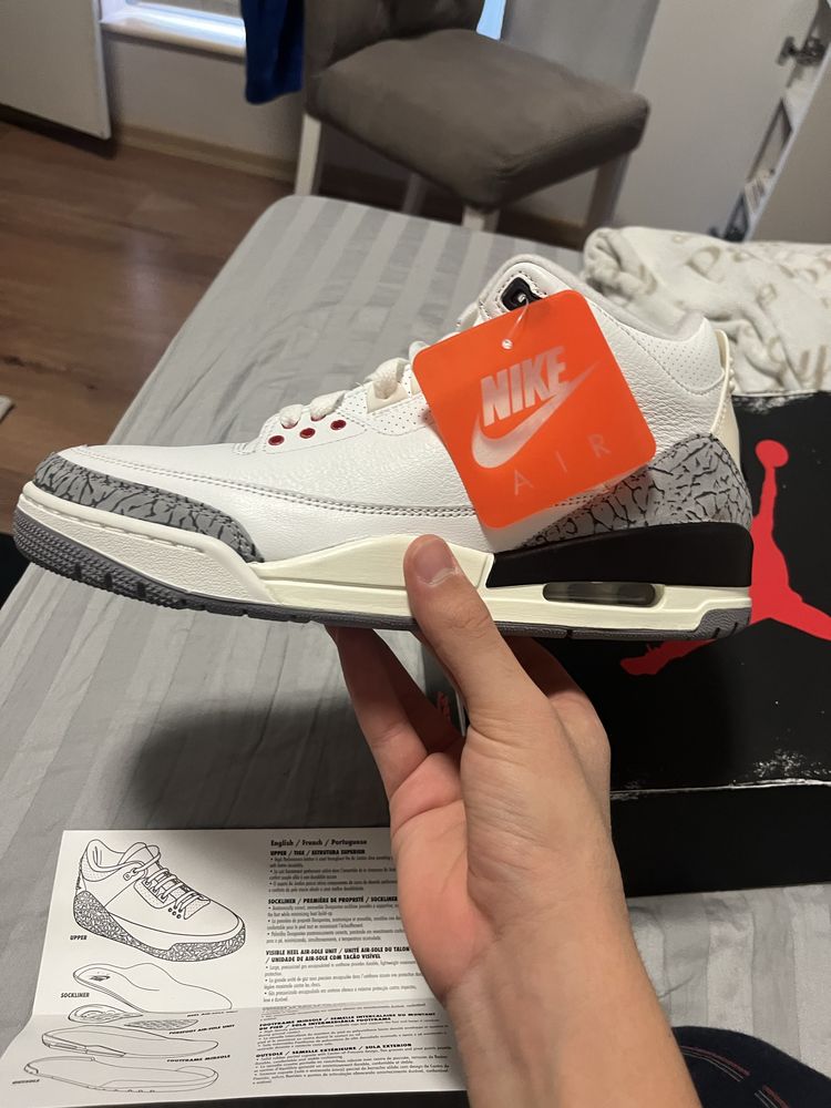 Jordan 3 white cement