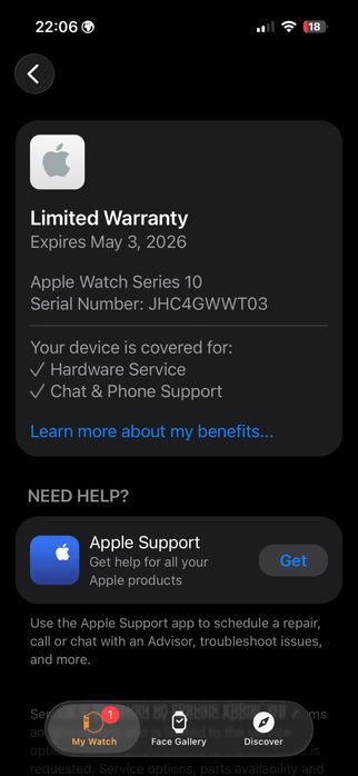 Apple Watch 10 46mm black - 24 luni garantie