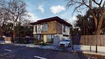 OFERTA - Casa la rosu + teren 440 mp Ciprian Porumbescu otopeni