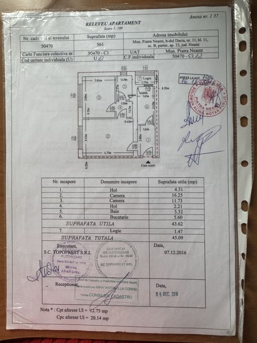 Apartament doua camere