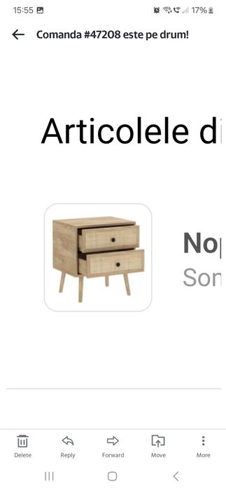 Comoda + 2 noptiere ratan Paco World Oslo