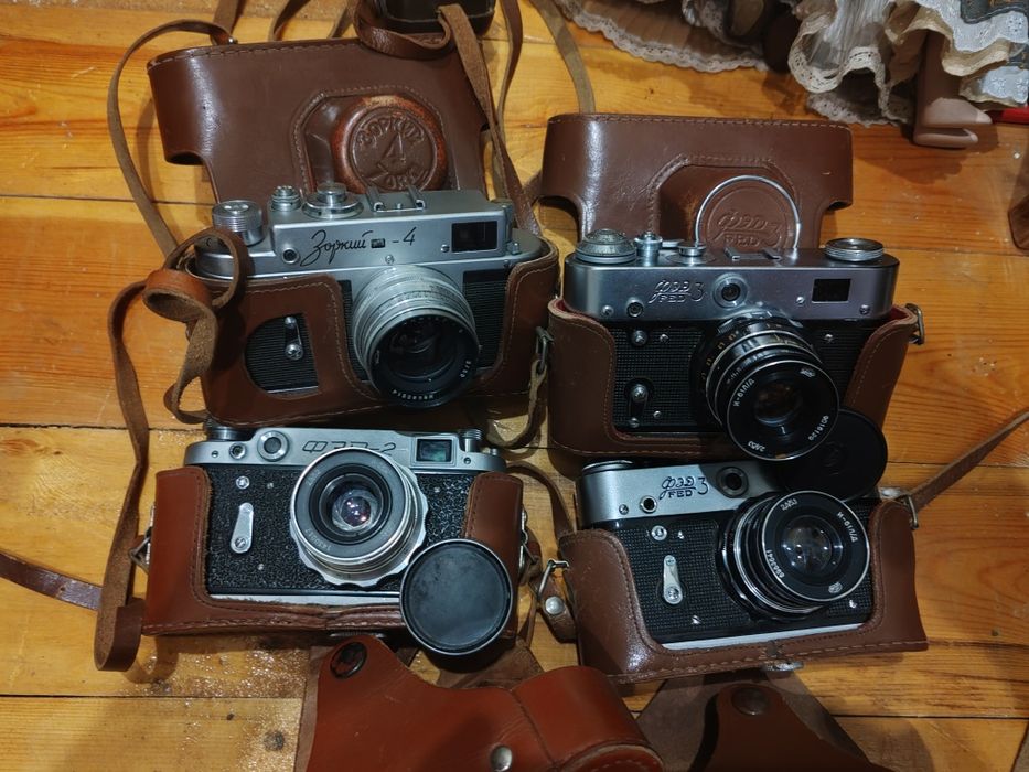Фотоаппараты фед 2 фед3 и зоркий4