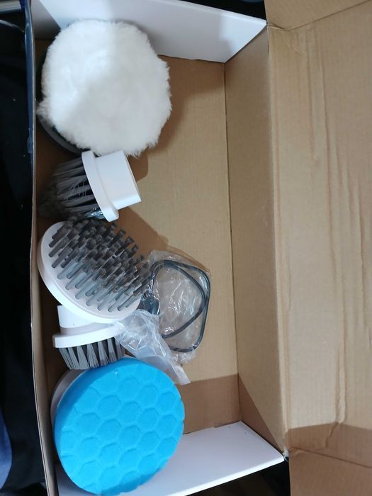 Perie electrică curățare Leebein YMG-818, 2500 mAh, albă