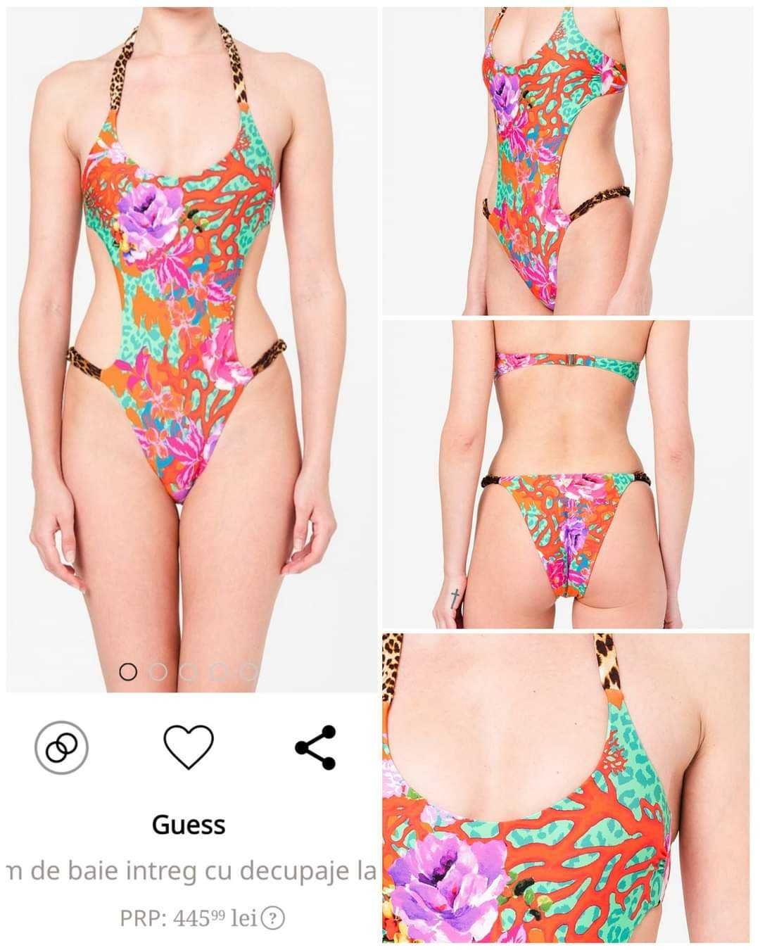 Costum de baie intreg tropical Guess, masura M, nou