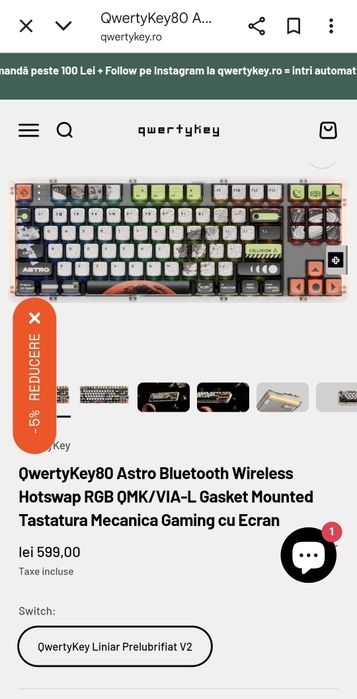 Tastatura QuertyKey80 Astro