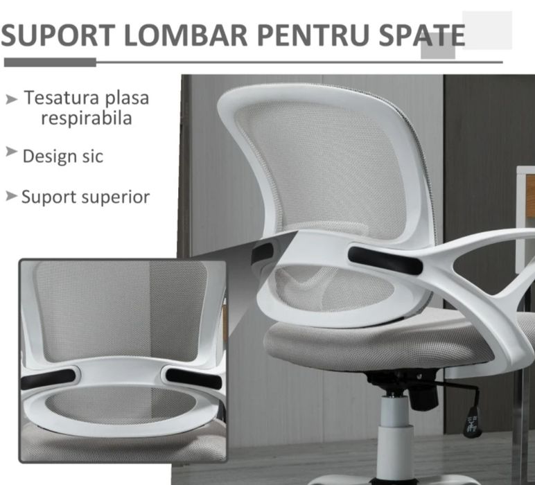 2 buc Scaun birou asamblat NOU