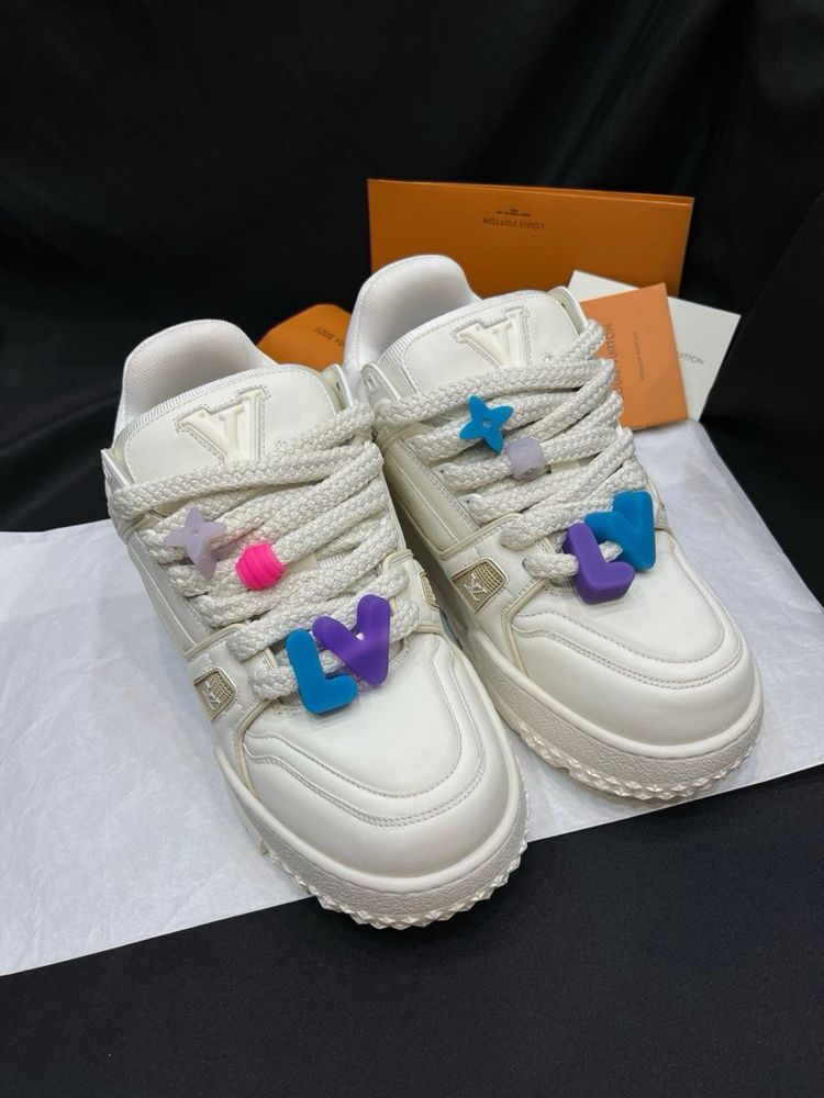 Adidasi Louis Vuitton Maxi Sneaker trainer full white