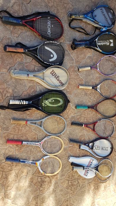 Rachete, palete tenis camp, masa berbinton