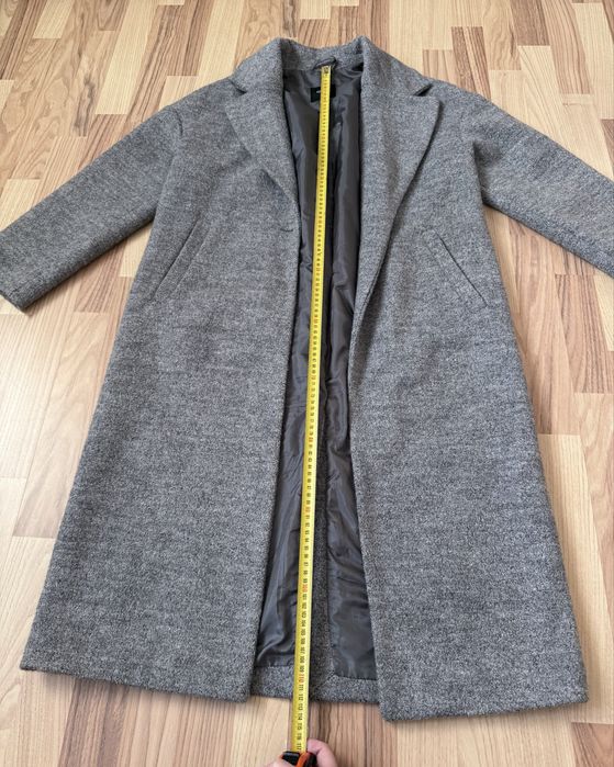 Palton lung oversize gri – Colin’s (mărimea XS, potrivit până la L)