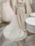 Rochie de mireasa linia A-Barbara Langellotti, ivory