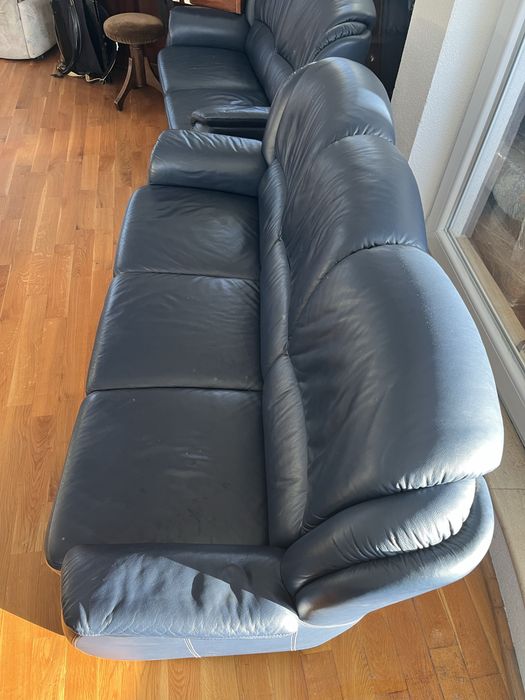 Set canapea canapele 3 - 2 - 1 piele