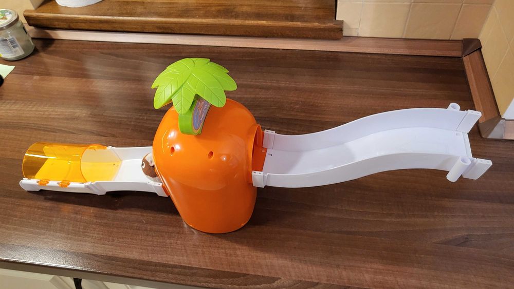 Joc toboganul hamsterului Zhu Zhu Pets, cu lift, 73 cm