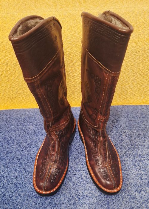 Сапоги зимние, Монголия, размер 39-40