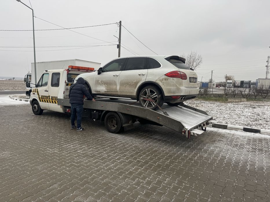 Tractari Auto Camioane Dube Servicii Macara Platforma Auto Non Stop