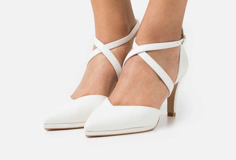 Pantofi Cu Toc Eleganti Premium LAB BY AG Piele + Textil (marimea 39)