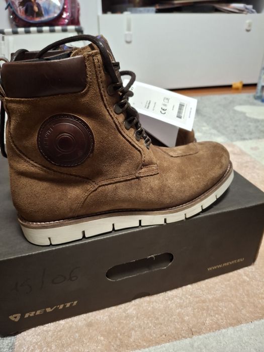 Ghete revit moto pt barbati noi cu eticheta piele naturala
