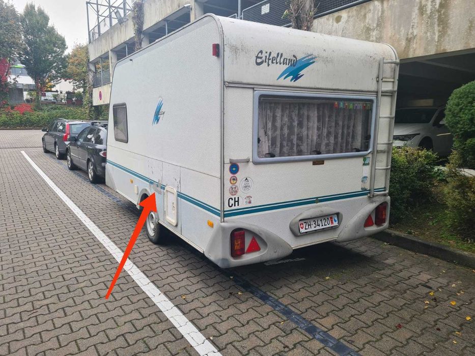 Каравана Knaus Eifelland 395 + форселт + втори покрив